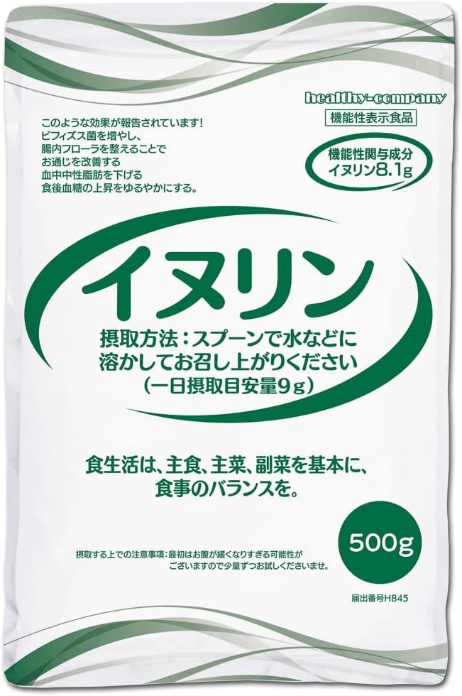ヘルシーカンパニー 機能性表示食品 イヌリン 500g