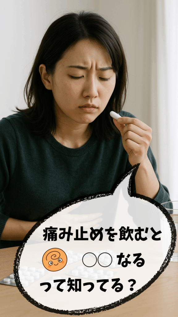 薬をたくさん飲む女性