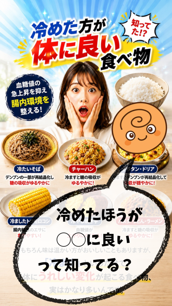 冷めた方が体に良い食べ物のサムネイル画像
