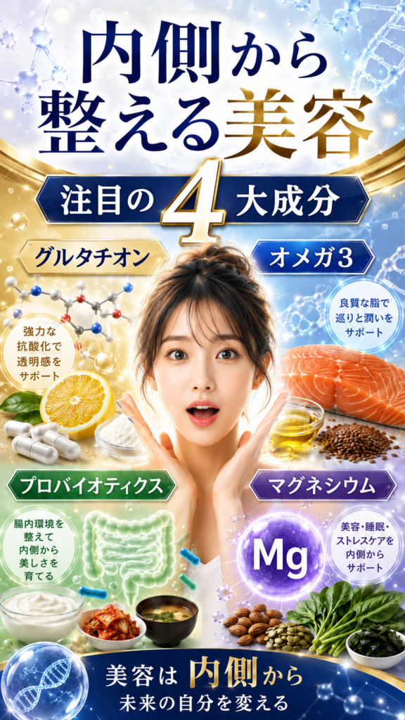 今話題のインナービューティー4選のサムネイル画像
