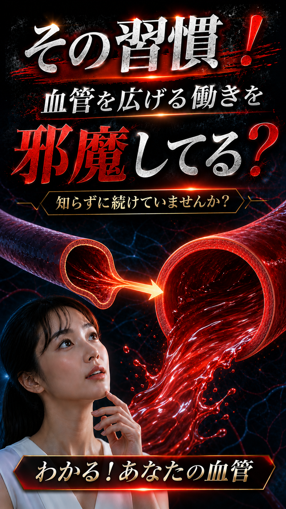 血管を広げるNOと血管内皮の仕組みを解説する動画サムネイル